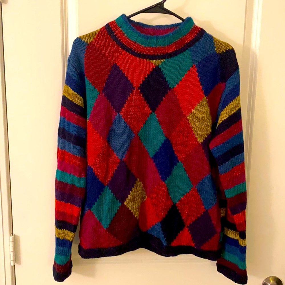Victoria Jones multi color sweater